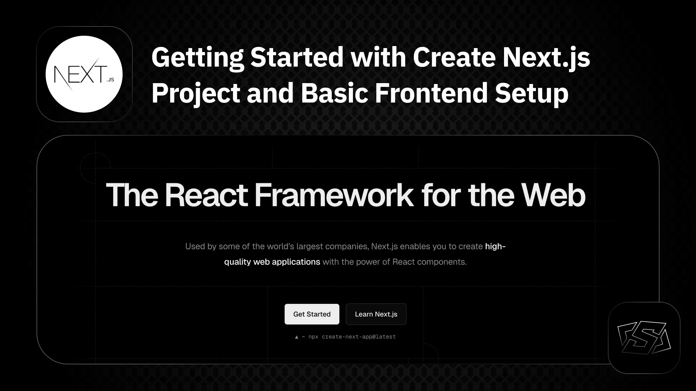 Getting Started with Create Next.js Project and Basic Frontend Setup